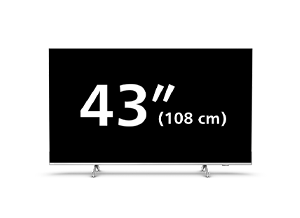 43-palcový LED televízor zo série Philips Performance so systémom Android a s rozlíšením 4K UHD