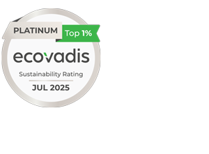 Platinová medaila EcoVadis júl 2025
