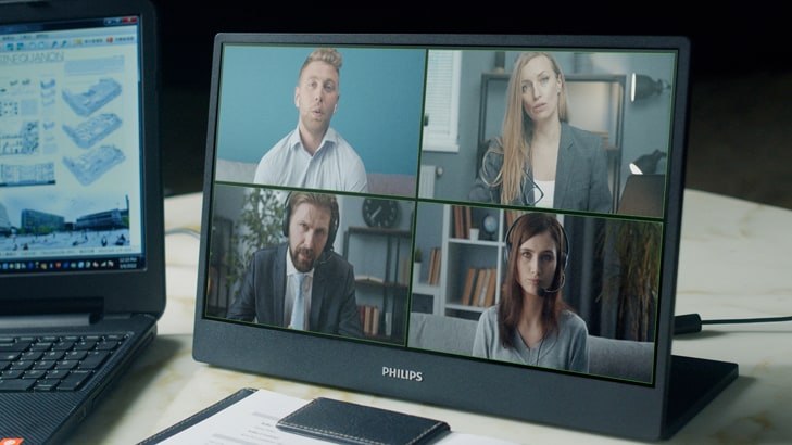 Prenosné monitory Philips | Produktivita dvoch obrazoviek