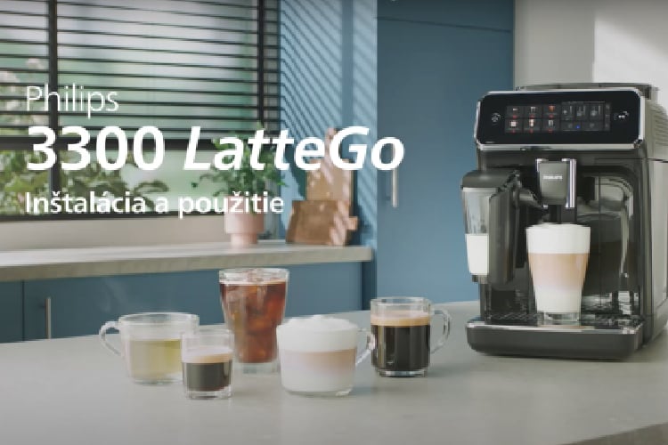 Jak používat kávovar řady Philips 3200 LatteGo