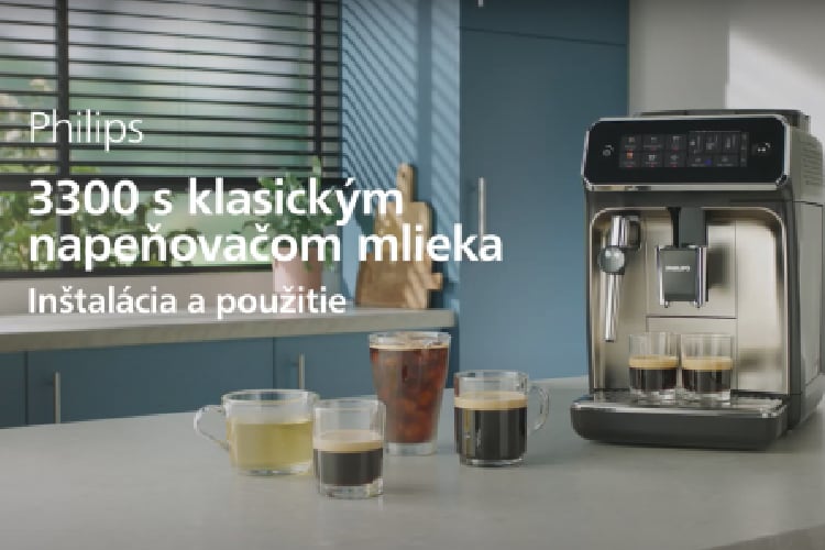 Jak používat kávovar řady Philips 3200 LatteGo