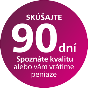 Záruka vrátenia peňazí 90 dní