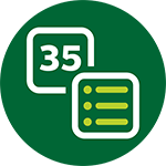 35 hotovostných programov