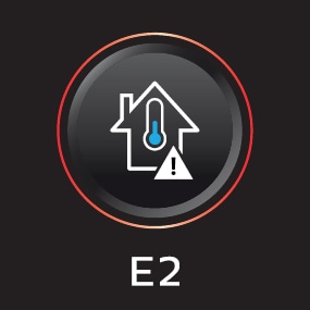 E2, Signál príliš nízkej teploty