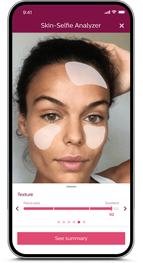 Selfie skin analyzer