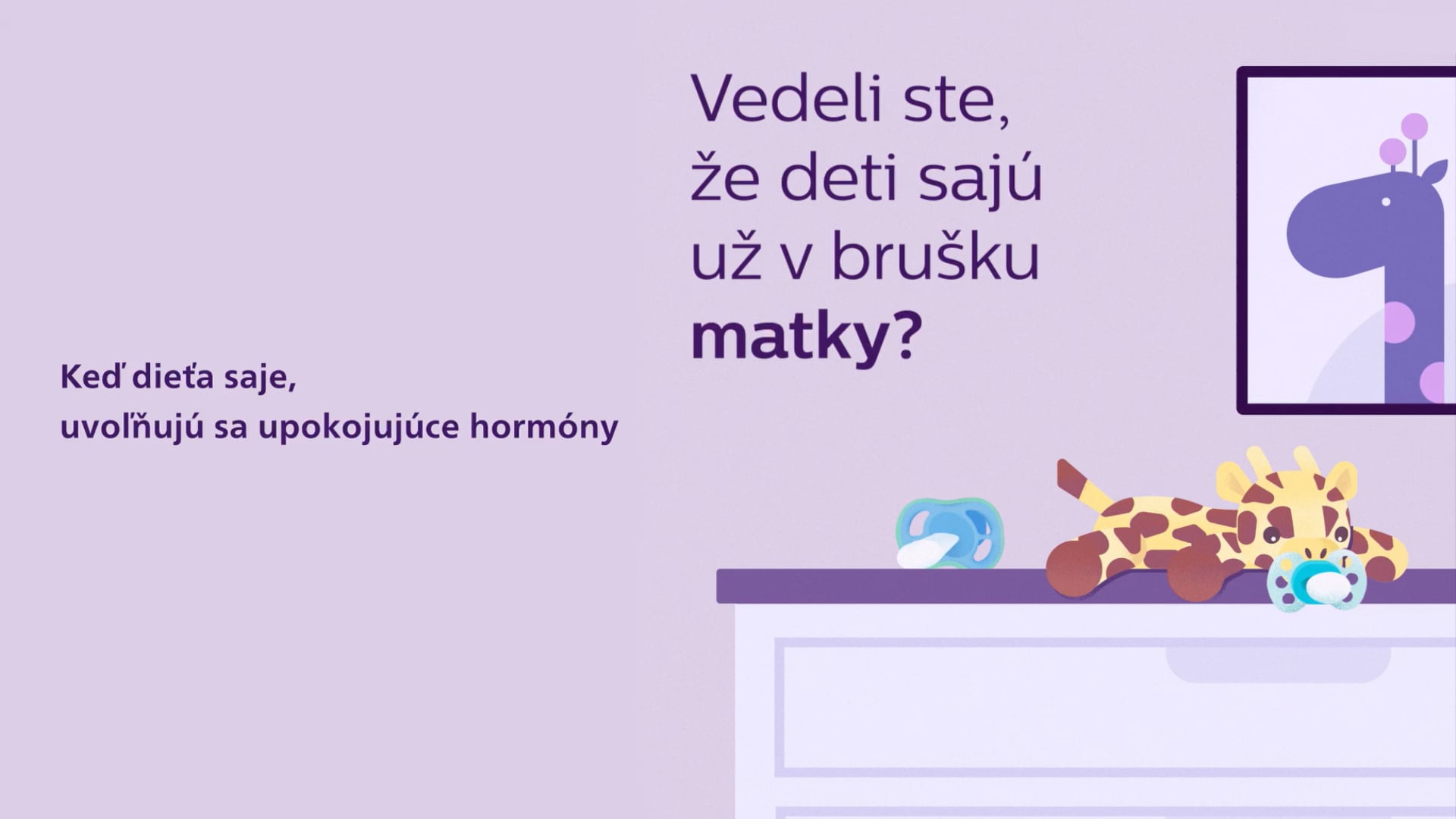 Vedeli jste, že deti sajú už v brušku matky?