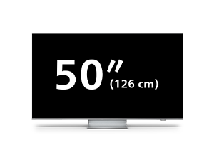 50-palcový LED televízor zo série Philips Performance so systémom Android a s rozlíšením 4K UHD