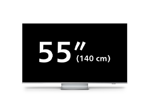 55-palcový LED televízor zo série Philips Performance so systémom Android a s rozlíšením 4K UHD